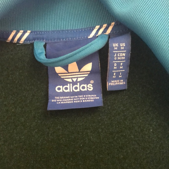 Adidas Original Skyblue Track Jacket - Picture 2 of 3